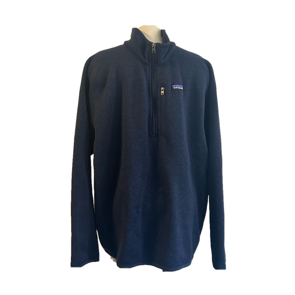 Patagonia Jacket Better Sweater Men’s Small 1/4 Zip navy blue Pullover XL